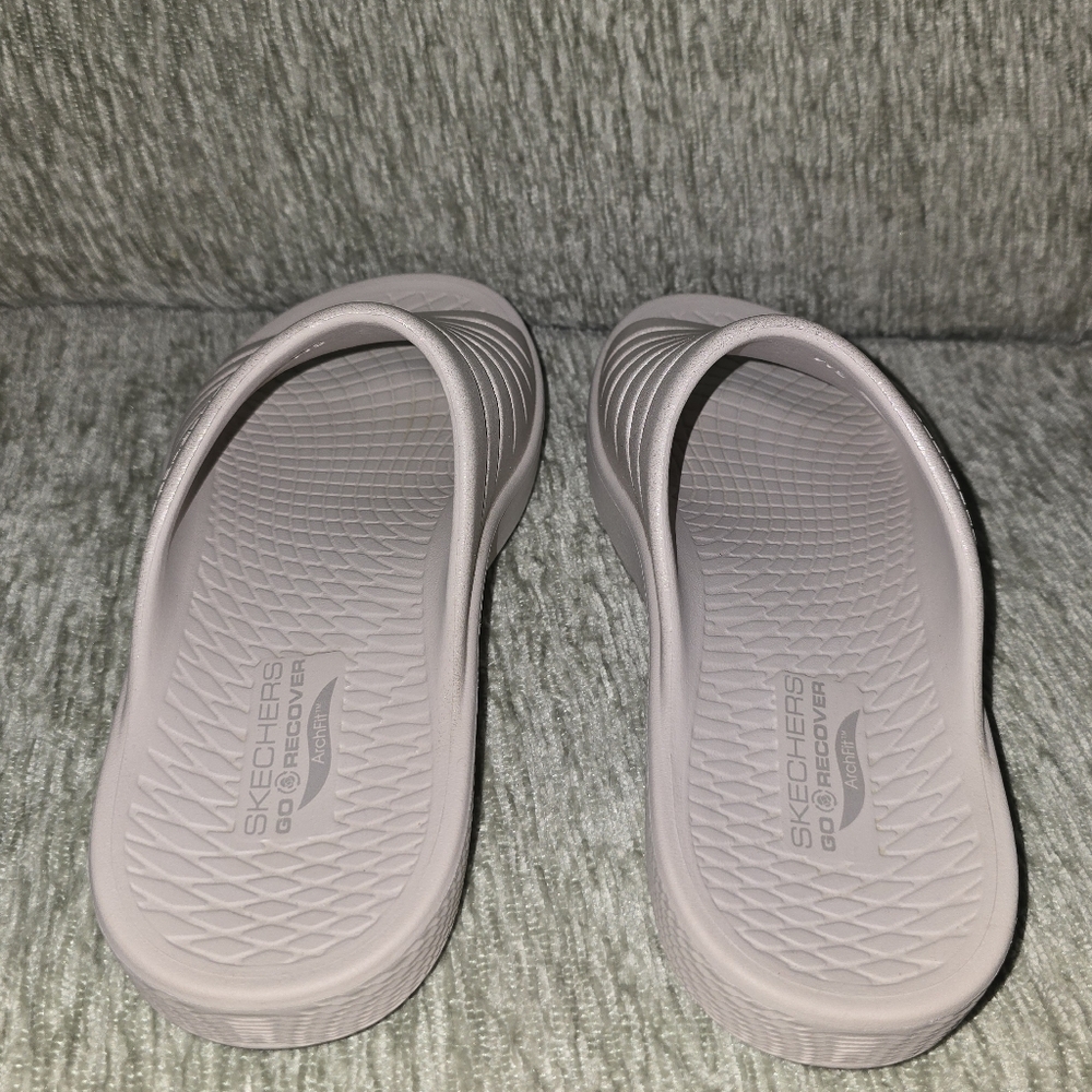 Skechers Go Recover Archfit Cream Sparkles W9 - Picture 4 of 9